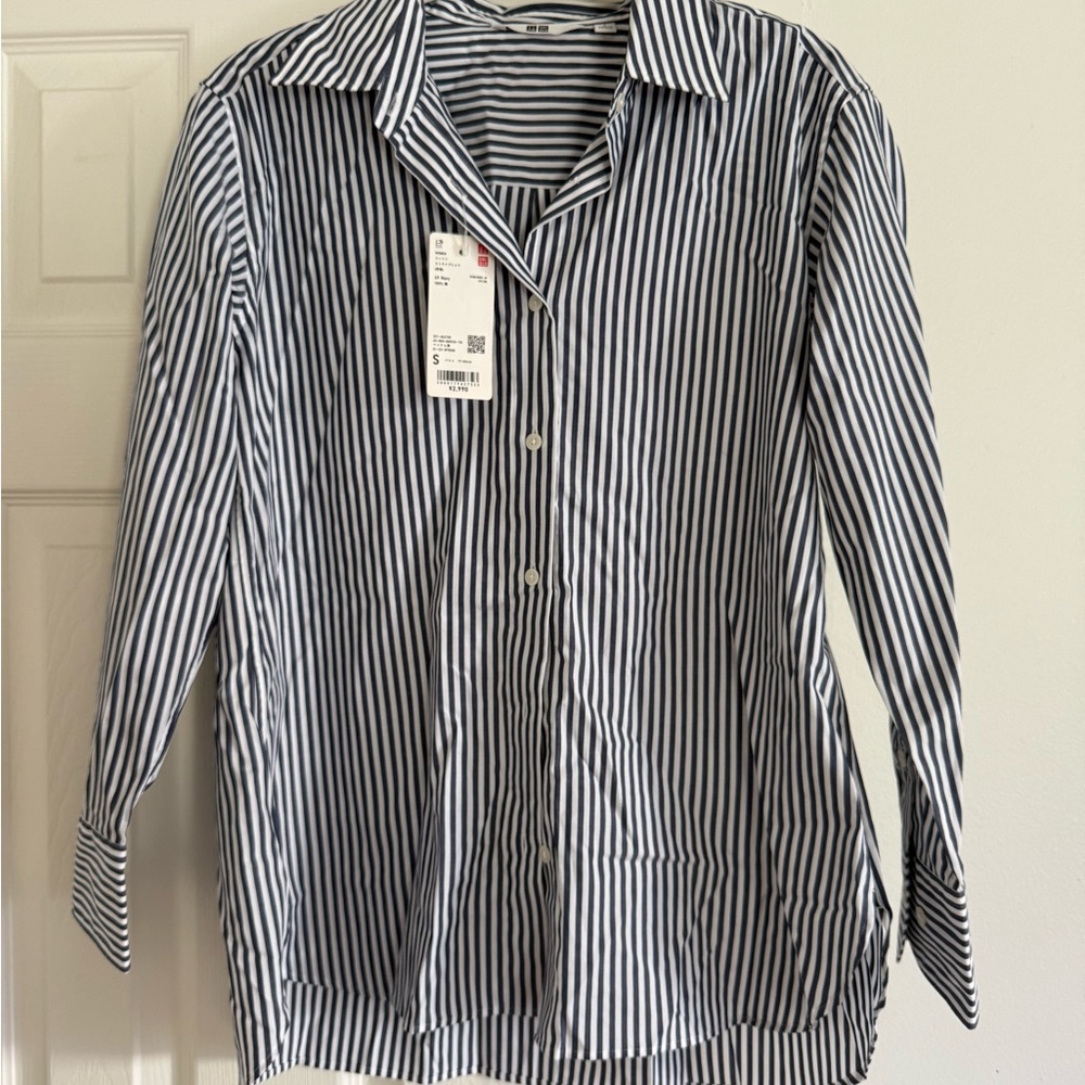 Women’s Striped Button Down